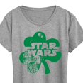 thumbnail image 3 of Star Wars - St. Patrick's Day Clover - Women's Short Sleeve Graphic T-Shirt, 3 of 5