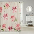 thumbnail image 2 of Brythos Shower Curtains,Bleach-Free Maintenance Shower Curtains for Bathroom,Advanced Digital Printing Fabric Shower Curtain,Style8,72"X78", 2 of 6