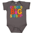 thumbnail image 3 of Inktastic Cutest Big Sister Girls Baby Bodysuit, 3 of 5