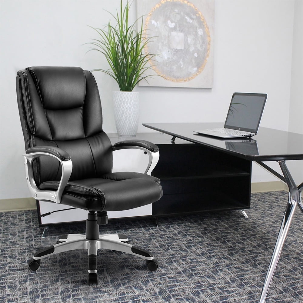Extra Big Office Chair High Back Executive Chair with Thick Seat and