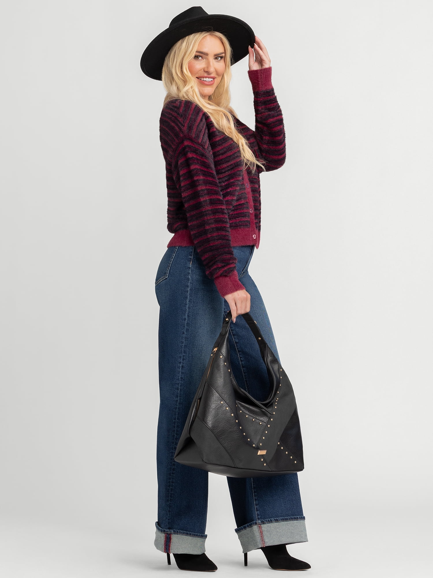 Jessica Simpson Women's Dionne Eyelash Cardigan Sweater, Midweight, Sizes XS-XL