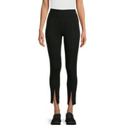 Athletic Works Women's Front Slit Leggings, Sizes XS-XL