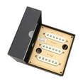 thumbnail image 2 of Tignapoo Vintage Tone Alnico V Single Coil Guitar Pickups - Aged White Cover, 52mm Pole Spacing, Reverse Wound Middle Pickup for Hum Cancelling, Fits Neck/Middle/Bridge Positions, 2 of 6