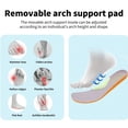 thumbnail image 3 of HI HATIDE Wide Toe Box Shoes Women Arch Support Walking Shoes for Plantar Fasciitis Wide Width Orthotic Tennis Sneakers, 3 of 7
