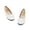 WHITE, variant on Dream Pairs Kids Girls Slip-On Shoes Children Party Dress Dance Shoes Flat Shoes NINA-100 GOLD/GLITTER Size 10