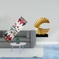thumbnail image 2 of Camino de mesa navideño,Camino de mesa navideño de temporada para cocina de invierno,Escultura de ola del océano,Escultura de ola de océano,regalo moderno para oficina,Adorno de estatua, 2 of 8