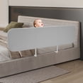 thumbnail image 3 of Foldable 59 inch Extra Long Toddler Bed Rail Guard for Elderly Adjustable, 3 of 19
