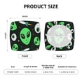 thumbnail image 5 of Gaeub Eyeball Monster Print Square Chair Seat Covers, Stretch Fitted Printed Chair Seat Cushion Cover for Kitchen, Office-Four Pieces, 5 of 7