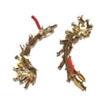 thumbnail image 1 of Pendientes de oreja Zulema con hojas de oruga de imitación dorado 2 uds, 1 of 8