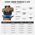 thumbnail image 5 of Uemuo Cat Sketch Pattern Women's Sports Bra - High Impact Support, Breathable, and Comfortable Athletic Bra for Running, Yoga, and Workouts, 5 of 9