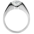 thumbnail image 4 of Luxe Jewelry Designs Women's Stainless Steel Solitaire Engagement Ring with Cubic Zirconia Center-, 4 of 4