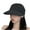 Black, variant on Aoochasliy Winter Hats Clearance Women Sun Hat Solid Ladies Fisherman Wide Roll-up Foldable Elegant Beach Hat