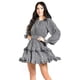 thumbnail image 4 of Vestido Floral con Cinto Roman Fashion Juvenil 4427 Negro M, 4 of 8