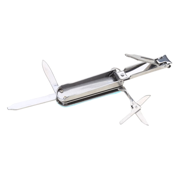Multi-functional Nail Clippers with Package Opener Scissors Foldable Fingernail Clipper Ultra for Sharp for Women Men Of