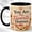 Black, variant on Favorite Human Coffee Mug, Romantic Friendship Mug, You Are My Favorite Human Quote, Floral Heart Gift for Her, Ceramic 11 Oz Cup