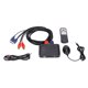 thumbnail image 3 of AY86 Conmutador KVM USB de 2 puertos 4k a 60 Hz Divisor de conmutador KVM para 2 computadoras Teclado y mouse compartidos y 1 monitor Dp, 3 of 8