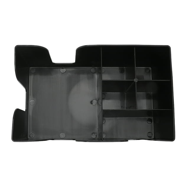 Coffee Condiment Organizer, ABS Material Multifunction Coffee Station Organizer 6 Compartments for Coffee Shop