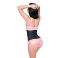 thumbnail image 5 of Women's Latex Sport Girdle Waist Training Corset Shapewear Firm Abdomen Control Wedding Body Shaper Black Plus Size, 5 of 6