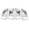 thumbnail image 5 of 4pcs Interior Door Handle Trim Frame Protection Cover Fit for Harrier Venza XU80 2020 2021Matte Silver, 5 of 5