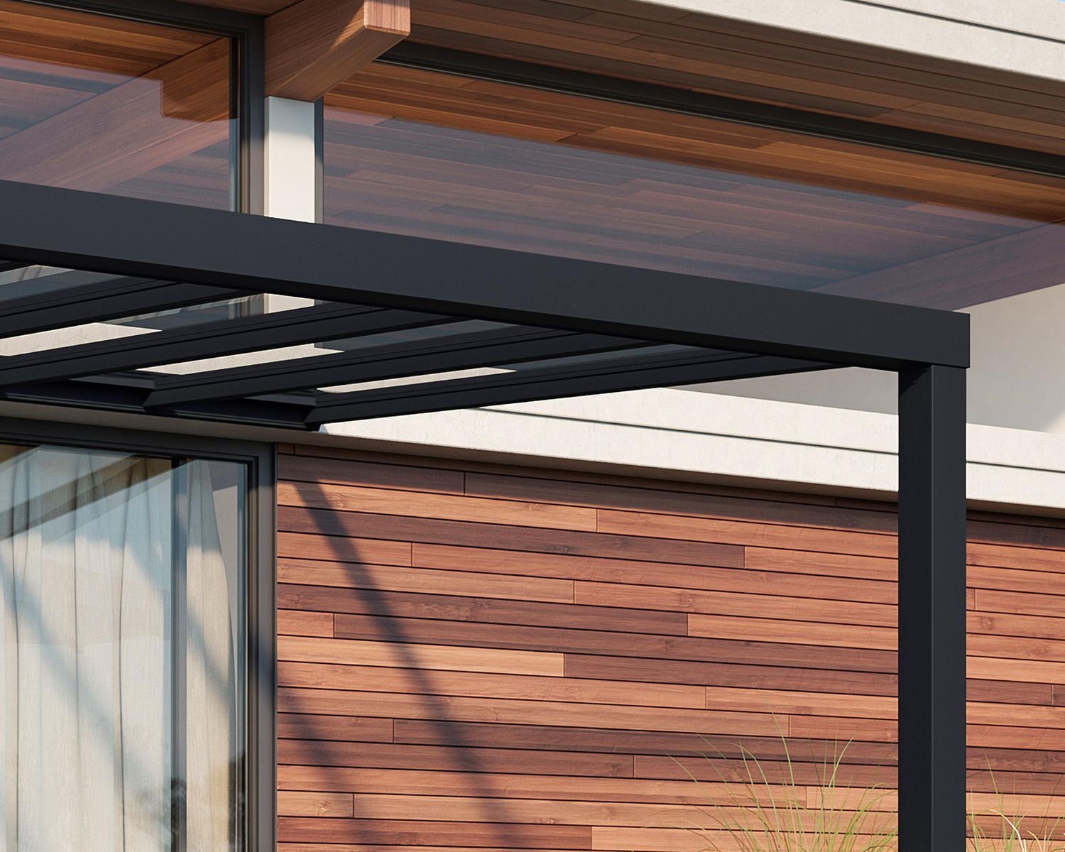 CANOPIA by PALRAM Stockholm 11 ft. x 17 ft. Patio Cover Kit - Grey