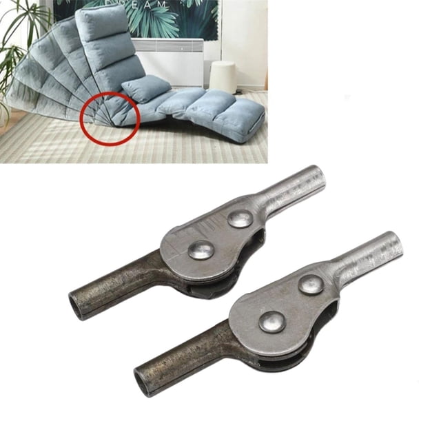 2 uds de sofá plegable 5 engranajes Metal, conector de soporte de elevación de silla plegable para sillas de playa Macarena Bisagra de sofá
