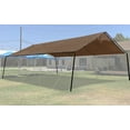 thumbnail image 5 of (10x20)(Brown) HD Mesh Tarp Net Sun Shade Fence Screen, 5 of 5