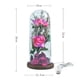 thumbnail image 2 of Regalo navideño para mujeres: rosas brillantes con cúpula de cristal, 2 of 5