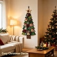 thumbnail image 4 of Torqee Oversized DIY Quilted Christmas Tree Kit Beginner-Friendly Christmas Fabric Sewing Craft Set DIY Fabric Craft Patchwork for Front Door and Living Room Decor Gift for Craft Lovers,Style-C, 4 of 7