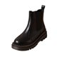 thumbnail image 4 of Botas cortas para mujer, botines de tobillo, botas de pantorrilla de moda, botines planos para el día de San Valentín, , Acción de Gracias, otoño, negro 36 Yinane Botas cortas, 4 of 8
