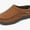 Brown, variant on DIOXADOP Men’s Fluffy Moccasin Slipper, Wide Black, 7-8