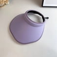 thumbnail image 2 of Gtoiithly Women Men Stylish Wide Brim Sun Hat Summer Outdoor UPF 50+ Sunshade Cap for Outdoor Activities Purple, 2 of 3