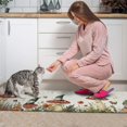 thumbnail image 4 of Christmas Kitchen Rug Sets 2 Piece Winter Rustic Wood Merry Xmas Kitchen Mats for Floor Absobent Rugs for Kitchen Floorfor Outdoor Bedroom (47x17+30x17 inches), 4 of 7