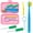 Invisible Orthodontic Pink Set, variant on Orthodontic Kit with Case – Travel Kit for Cleaning, Includes Portable Toothbrush, Interdental Brushes, Tongue Scraper, Brace Remover, and Bite Block
