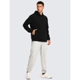 thumbnail image 3 of Sudadera CRZ YOGA French Terry con Capucha Negra 2XL, 3 of 6