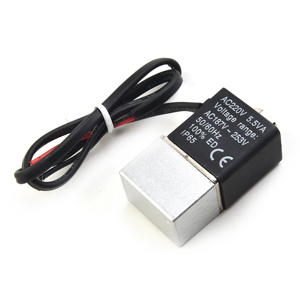 Électrovanne Silencieuse 12V – Pour Compresseur Air, Eau, Gaz, Sans Huile, G1/4”