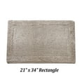 thumbnail image 4 of Better Trends 21" x 34" Premium Bathroom Rugs 100% Cotton Soft Reversible Tufted Bath Mat Water Absorbent Bath Rug Ideal for Bathroom Shower and Tub Use (Beige) Edge Collection, 4 of 6