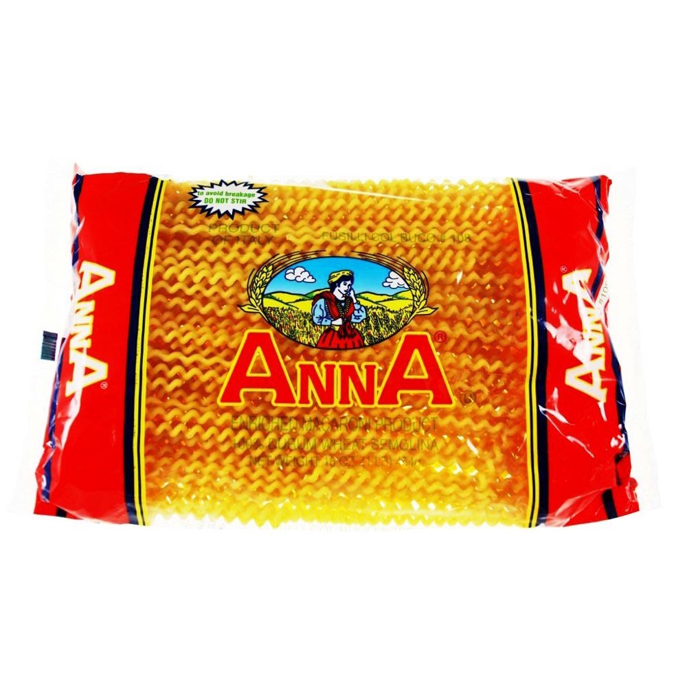 Anna Long Fusilli 108, 1 Pound Bags (Pack of 12)