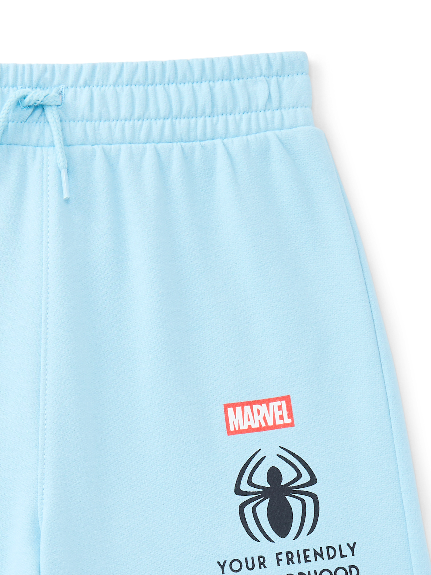 Marvel Spiderman Little Boys and Big Boys Short Sleeve Hoodie & Shorts 2pc Set, Sizes 4-16