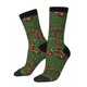 thumbnail image 1 of Fotbe Red Snake Calcetas Largas con Estampado para Hombre y Mujer – Calcetas de Compresión Transpirables y Elásticas, Viajar y Uso Diario Talla 5-11, 1 of 6