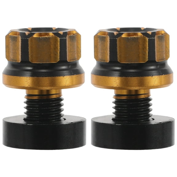 WEUVEB 2Pcs Motorcycle Accessories Metal Mirror Hole Screws M10 Mirror Mount Plugs