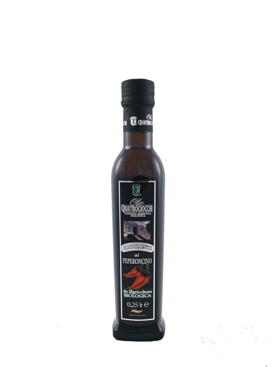 Olio Quattrociocchi Peperoncino Italian Award Winning Extra Virgin Olive Oil 250ml (8.45 oz)