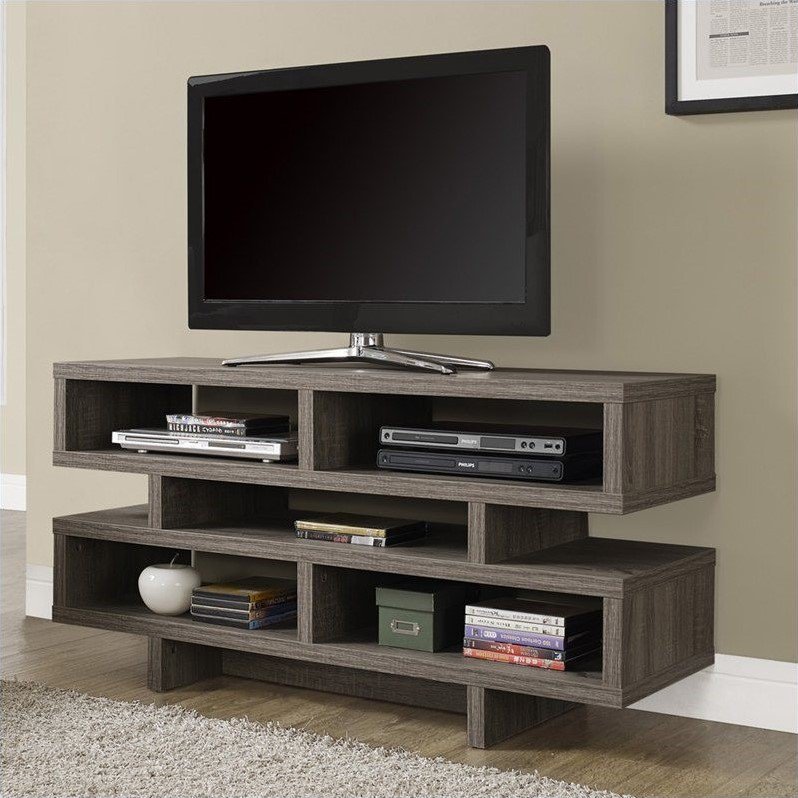 Monarch TV Stand For TV's Up To 48"L, Multiple Colors