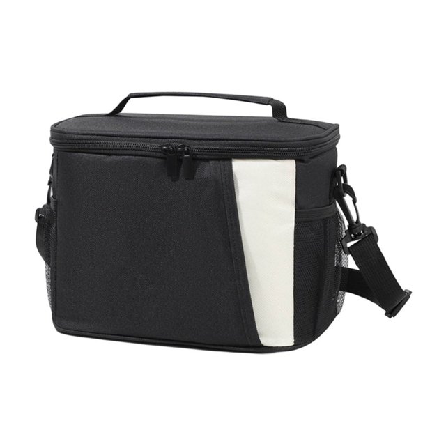 EGNMCR Lunch Box, Bento Boxes Large Capacity Crossbody Lunch Bag Color Blocked Picnic Bag Bento Bag Insulated Bag large capacity crossbody lunch wrap