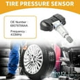 thumbnail image 2 of No.68078768AA Tire Pressure Sensor for Dodge Charger 2006-2008 TPMS Sensor 1 Pc 433MHz, 2 of 7