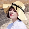 thumbnail image 5 of M-56-58cm Sombrero para el Sol para Mujer, Sombrero de Paja de ala Ancha UPF 50+, 5 of 5