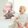 thumbnail image 4 of Muñeca Reborn Realista, Juguete De Moda Para Niña Suave, 12 Pulgadas, Lavable, De Cumpeados Para Niños, 4 of 7