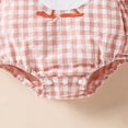 thumbnail image 6 of TOWED22 Newborn Baby Girl Romper Dress Infant Sleeveless Lace Floral Romper Bodysuit Baby Girl Summer Clothes Outfits Red,0-3 M, 6 of 7