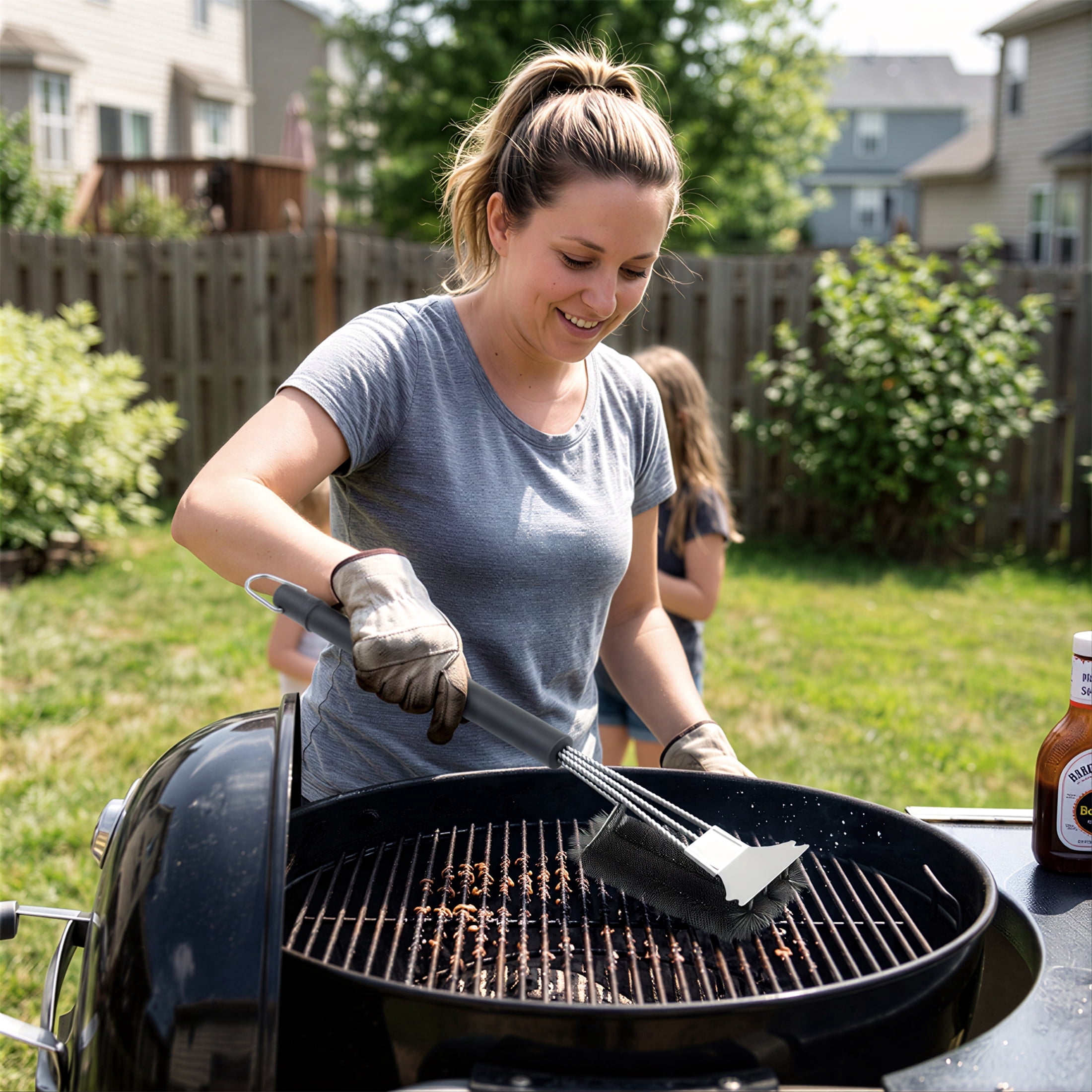 Ninja Woodfire Outdoor Grill Cleaning Brush XSKBRUSHXL, heat