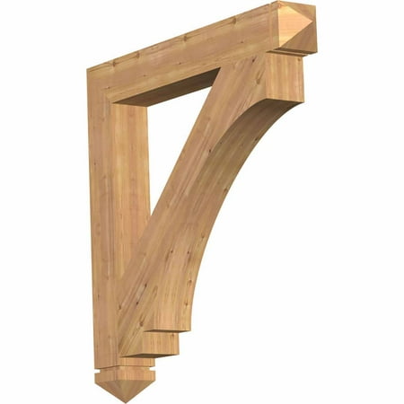 

Ekena Millwork 5 1/2 W x 44 D x 44 H Imperial Arts & Crafts Smooth Bracket Western Red Cedar