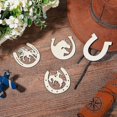 thumbnail image 5 of 48 Pcs Forme Fer à Cheval Découpes de Bois pour l'Artisanat Inachevés Fers à Cheval en Bois Petit Cow-Boy Fête Déco, 5 of 5